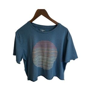 Goodfellow & Co Blue Graphic Tee X Large